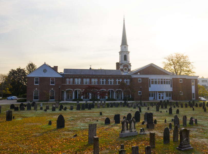 Church and graveyard