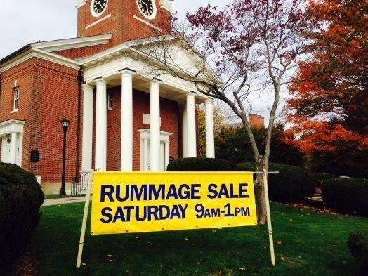 Rummage sale sign