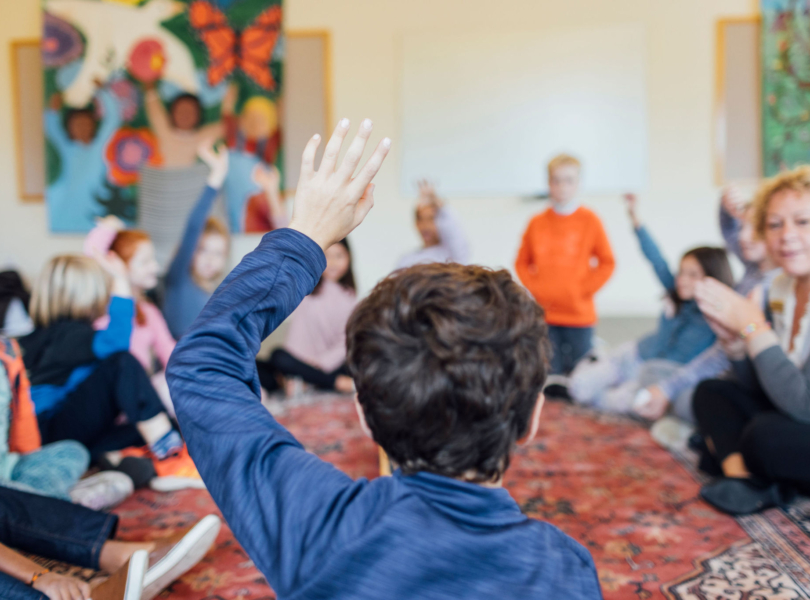 Children participate in children's church