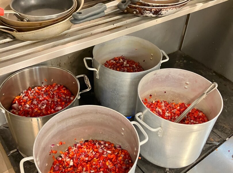 Village Table food prep